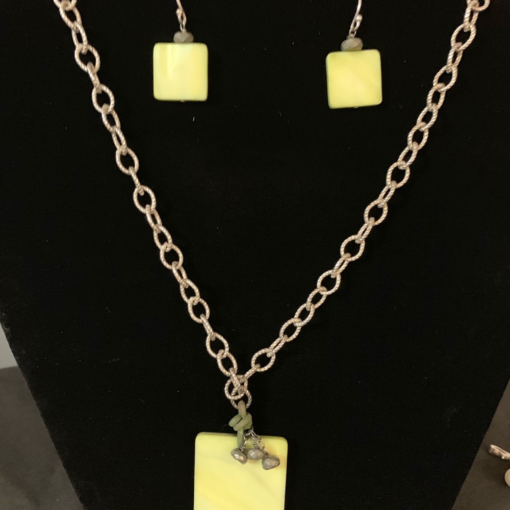 Silpada necklace-earrings